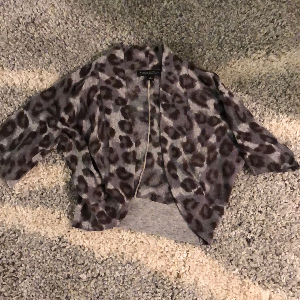 Leopard Print Cardigan